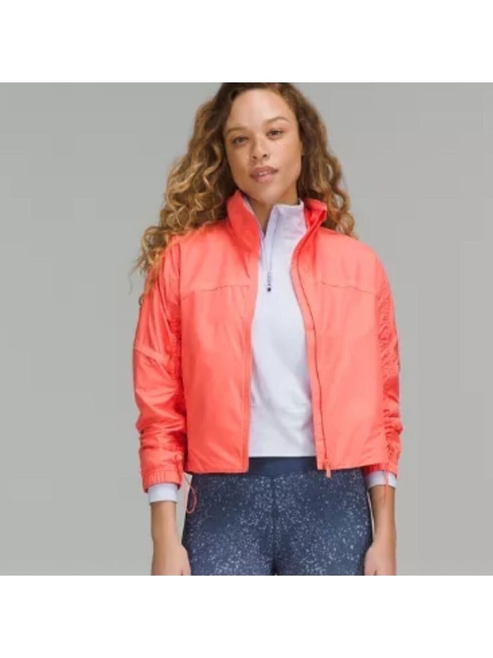 Lululemon Lightweight Cropped Track Jacket
Raspberry Cream Size 8 NWOT - Picture 5 of 15